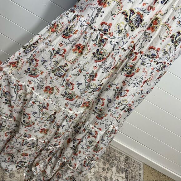 Joie Boho Floral Strap Maxi Dress Size Extra Small - Picture 4 of 15
